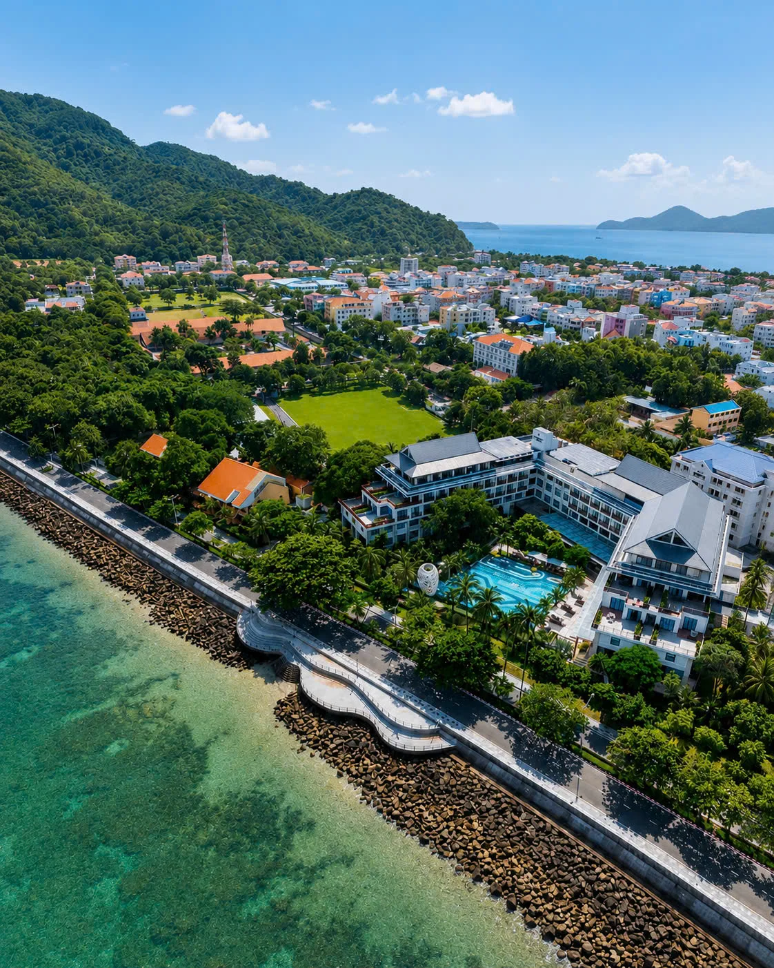 Tropical jungle trek in Côn Đảo