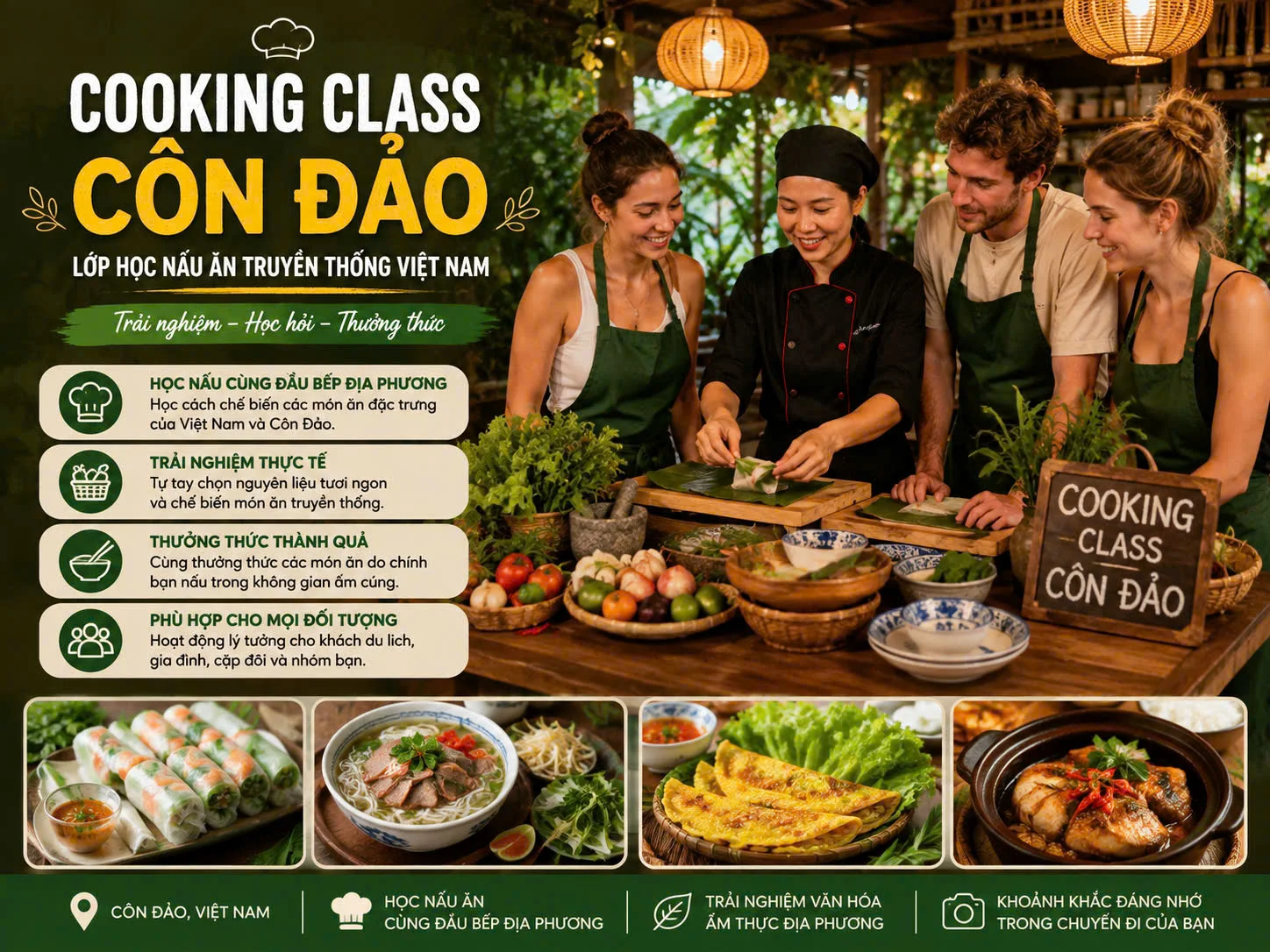 Cooking Class Côn Đảo – Trải Nghiệm Ẩm Thực Việt Nam